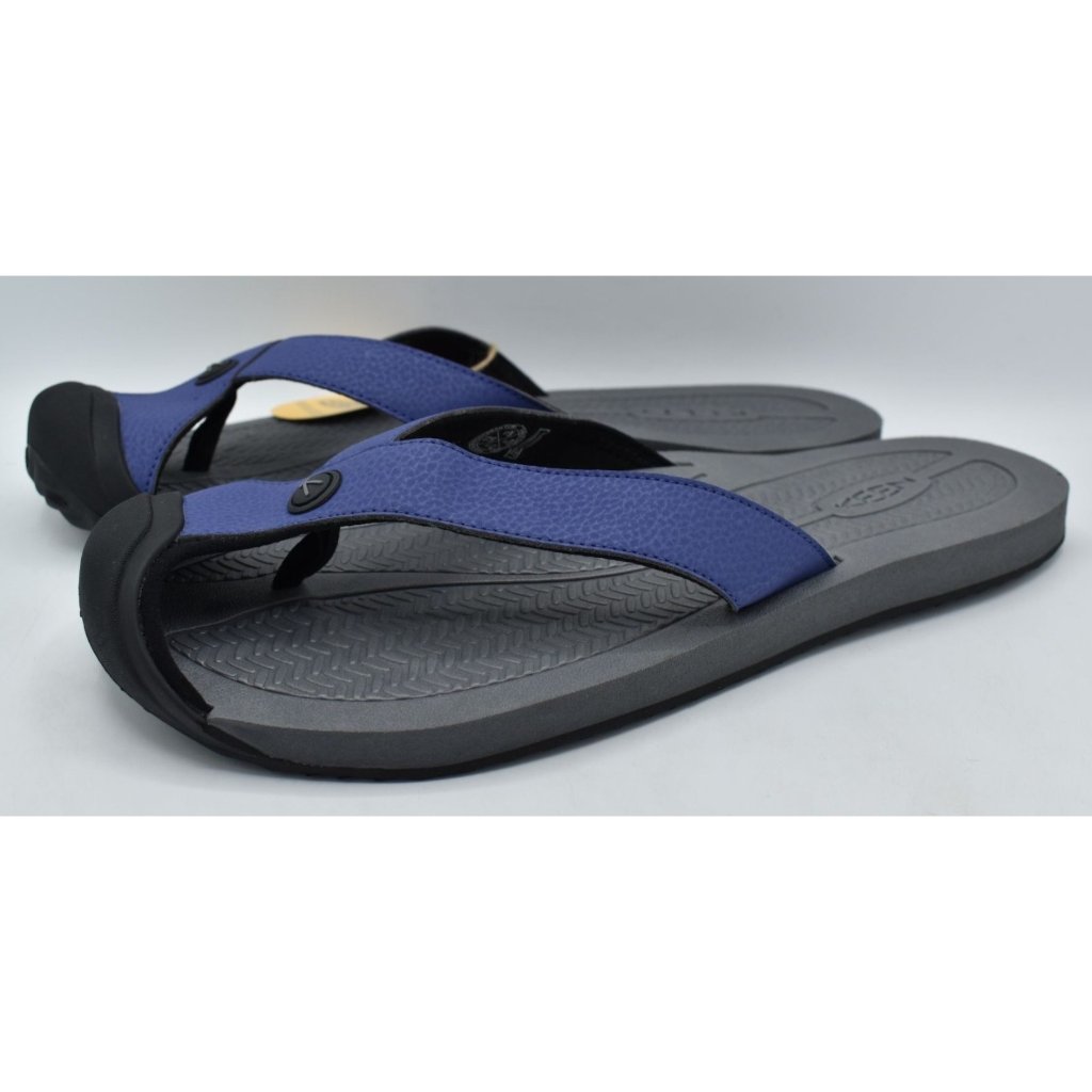 Keen Mens Size 13 Barbados Tg Toe Guard Skipper Blue Black Flip Flops Sandals
